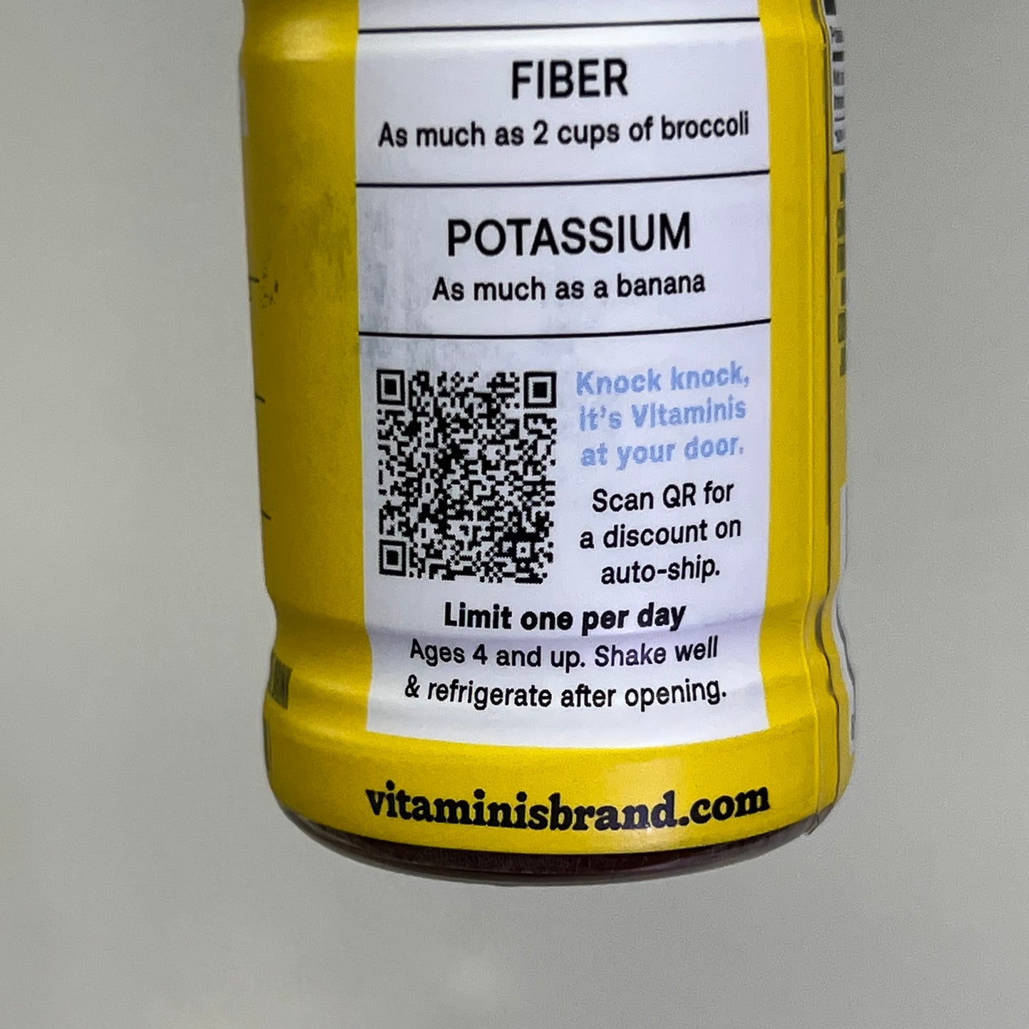 VITAMINIS (12 PACK) Gut Health Banana & Berry Flavor 100% Vegan BB 03/27