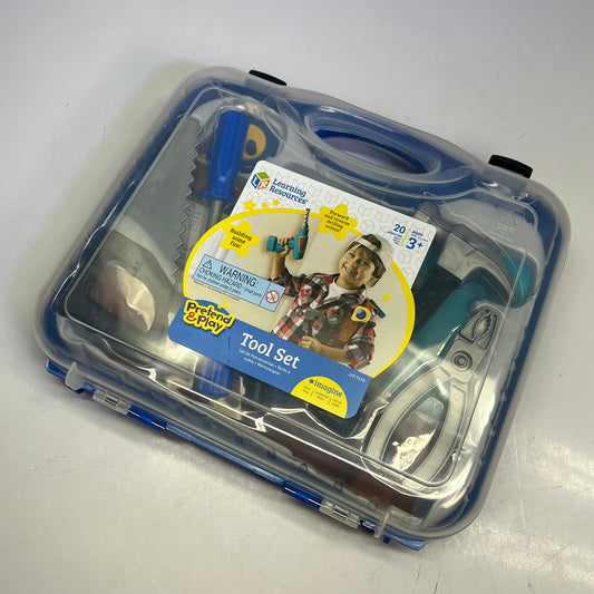LEARNING SOLUTIONS Pretend & Play Work Belt Tool Set Ages 3+ 20 Pieces LER9130