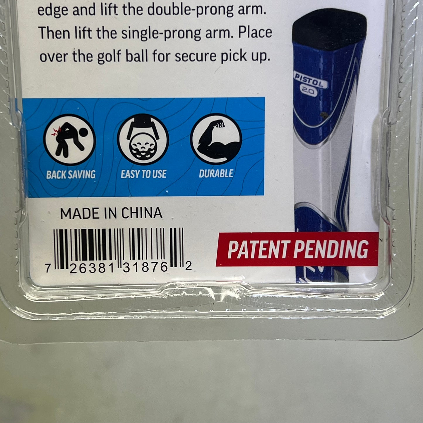 SUPER STROKE (2 PACK) Low Profile Ball Pick Up Attachment For Equipment