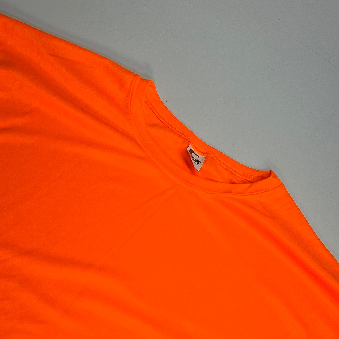C2 SPORT (5 PACK) Long Sleeve Work Shirts Men's Sz L Safety Orange 510400