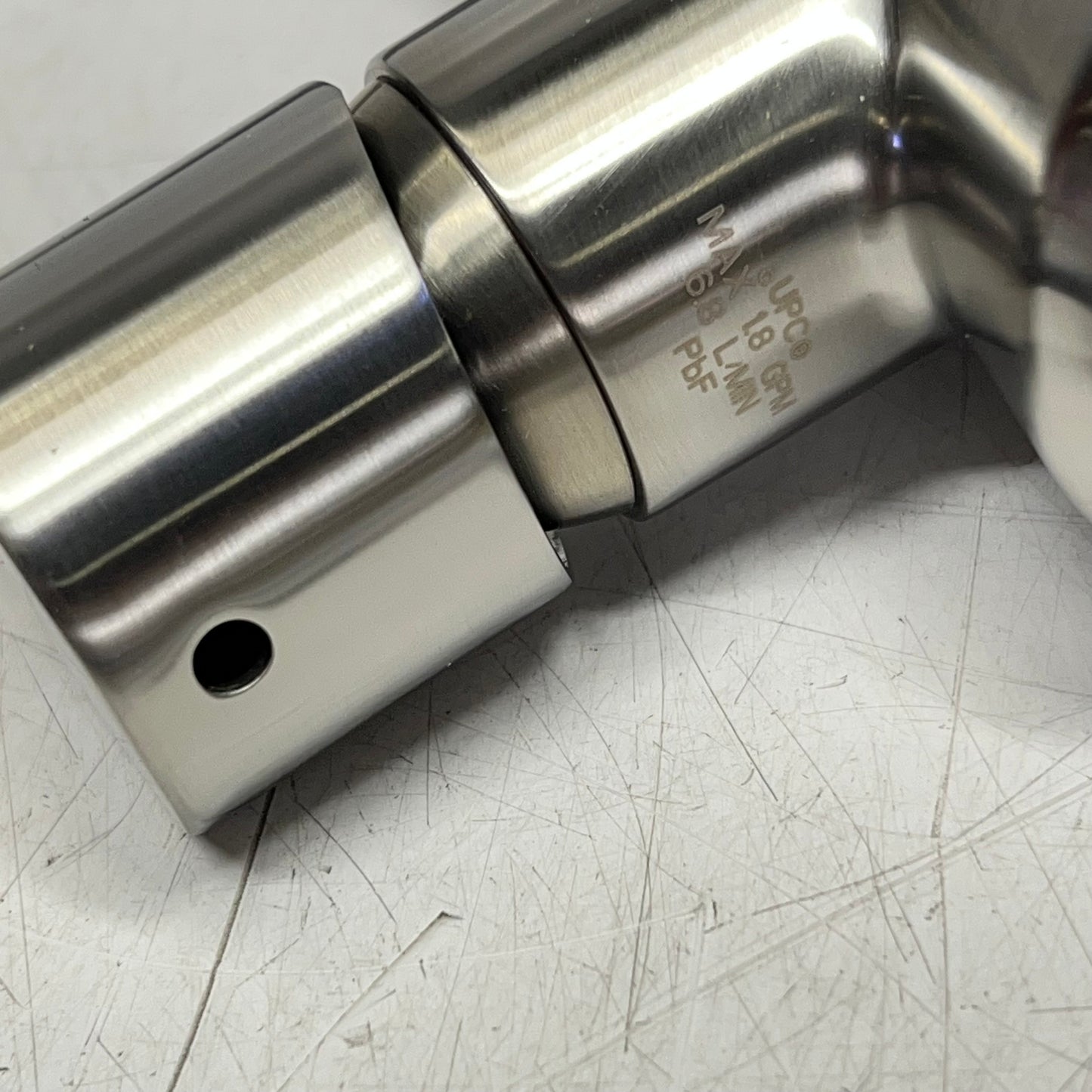 PFISTER Single Hole Pull Down Kitchen Faucet 1.8 GPM Stainless Steel G529-PF2S