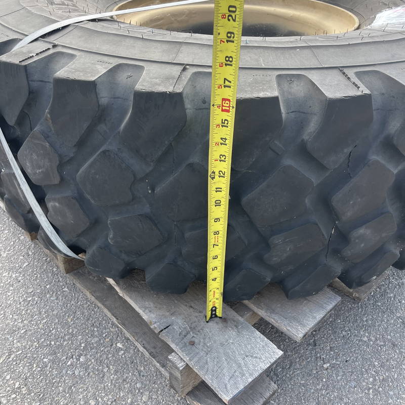 MICHELIN XZL 16.00R20 Military Off-Road Tire on Wheel (Good)