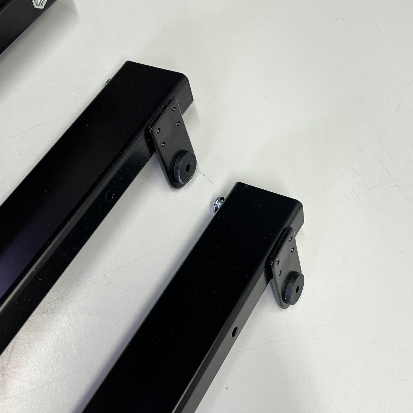 Dual Motor 2 Stage Height Adjustable Base Desk 2 Leg 220lbs Cap Black LOHI-S-BLK