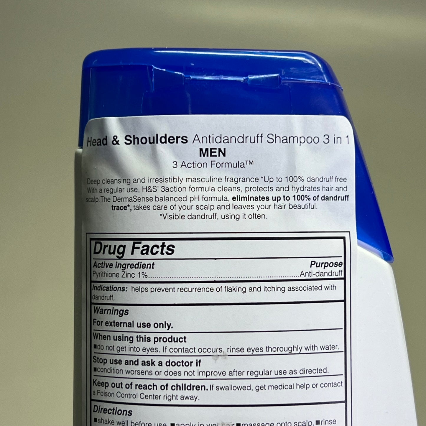 HEAD & SHOULDERS (6 PACK) Antidandruff Shampoo 3 In 1 Action Formula 375 Ml