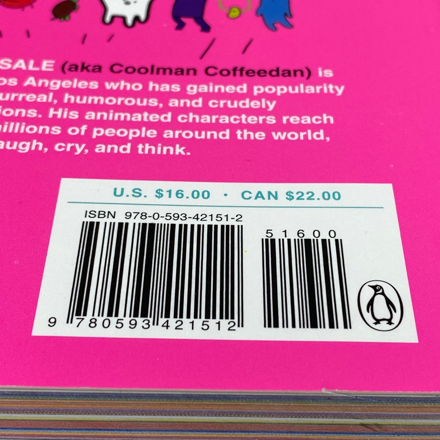Danny Casale; UR Special Advice For Humans From Coolman Coffeedan 192 Pages