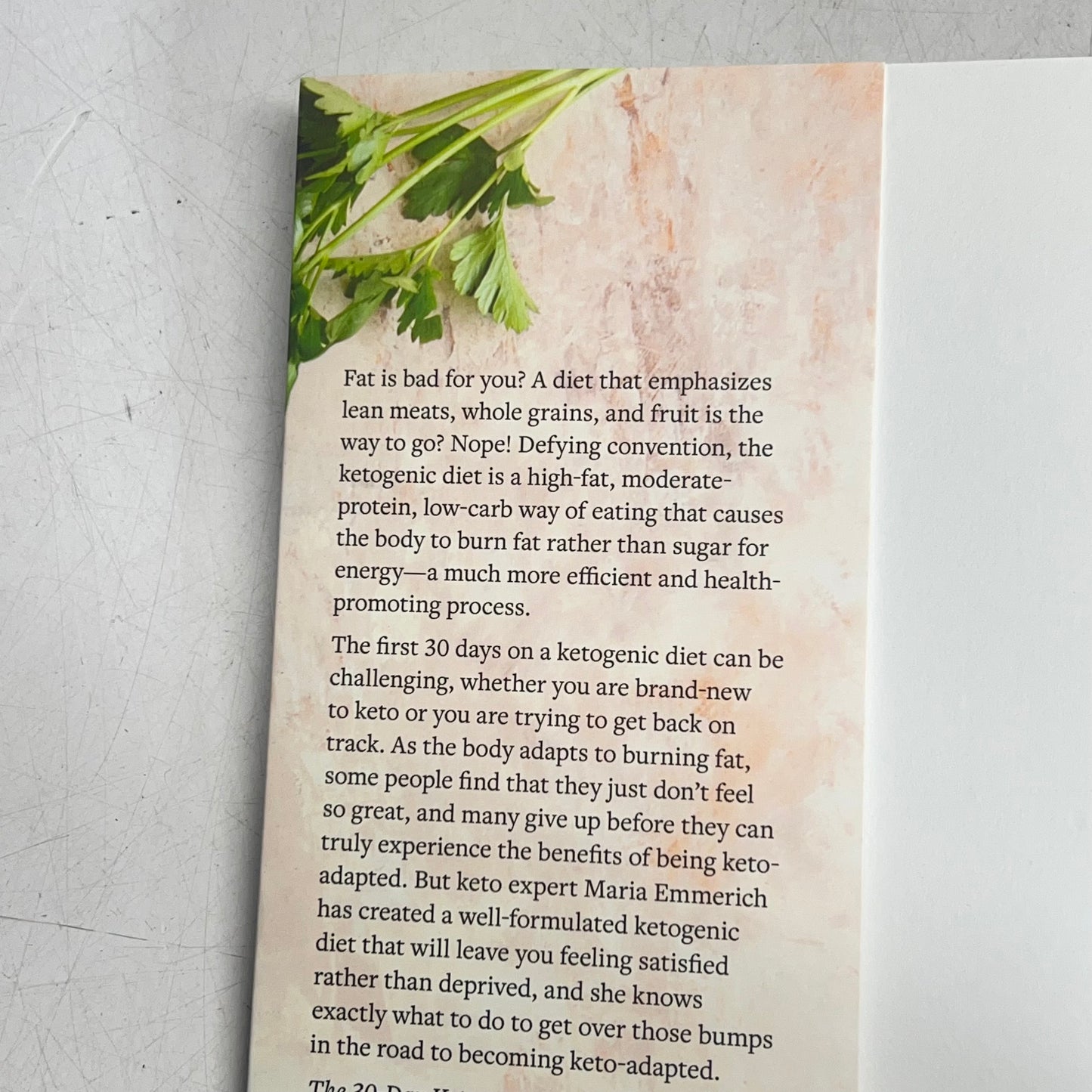 THE 30 DAY KETOGENIC CLEANSE  160 Tasty Whole Food Recipes Paperback Book