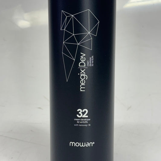 MOWAN MEGIX DEV Cream Developer 32Vol 9.3% with Keraveg-18 33.6 fl oz.