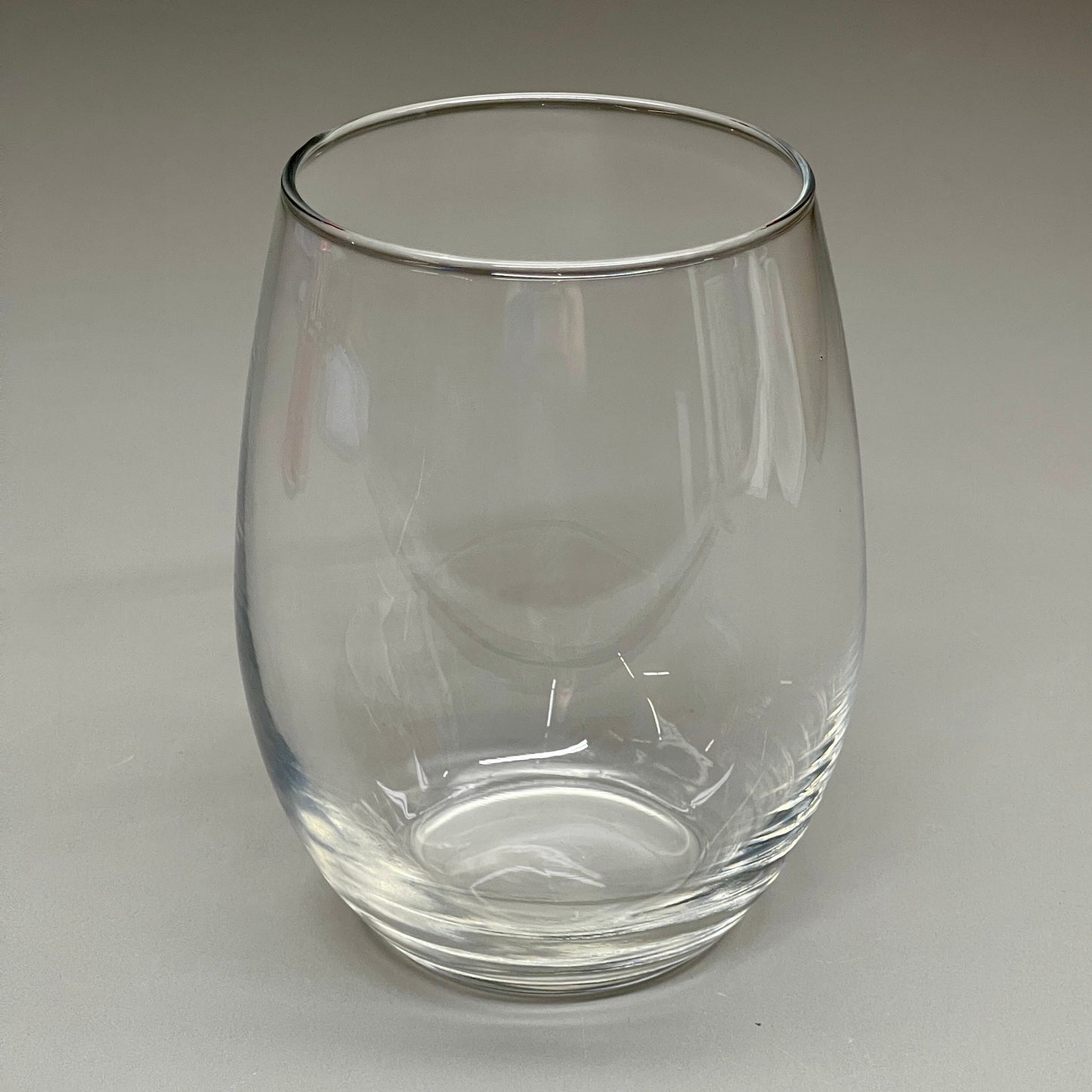 ZA@ ARCOROC (12 PACK) Perfection Stemless Wine Glass 21 oz Clear, Made in USA! C8304 J
