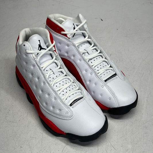 AIR JORDAN 13 Retro Sneaker Men Sz 11.5 White Black True Red 414571-102 (As-Is)