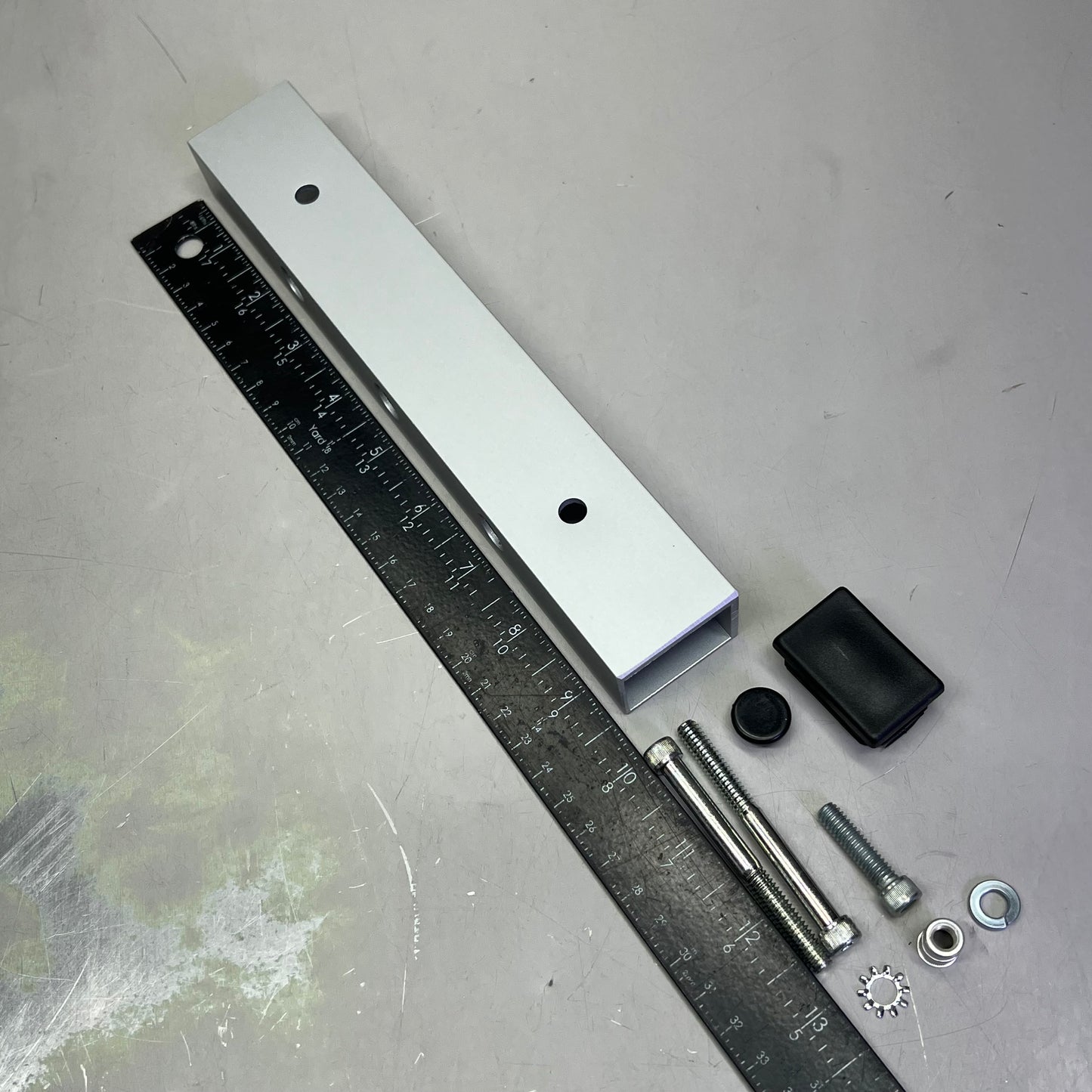 ASSA ABLOY Universal Header Bracket For Magnalock 1"x1-1/2"x10" UHB-CL-8