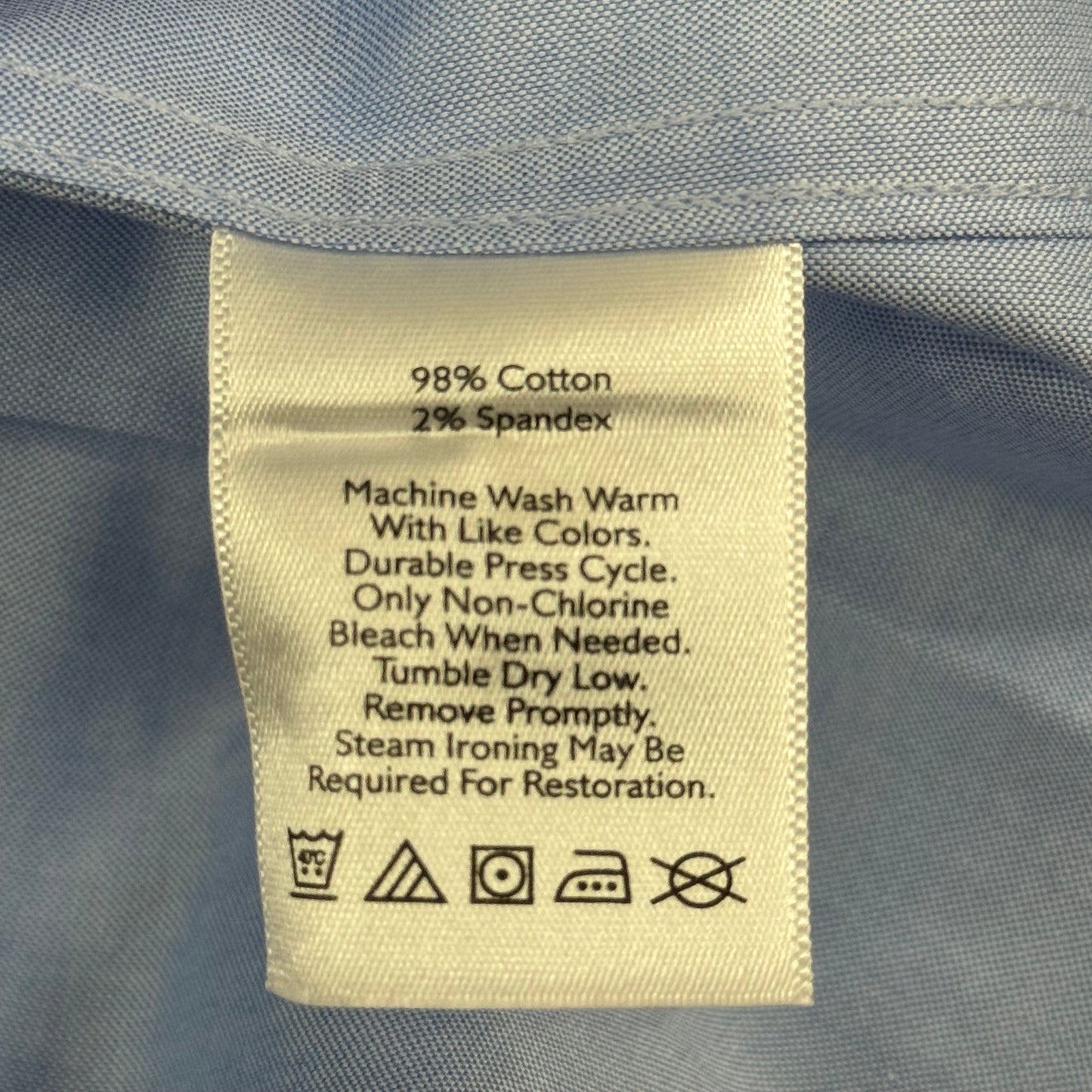 SOREN Tailored Fit Button Up Long Sleeve Shirt Men's 36-37 / 17-1/2" Light Blue X0002LTBLUE