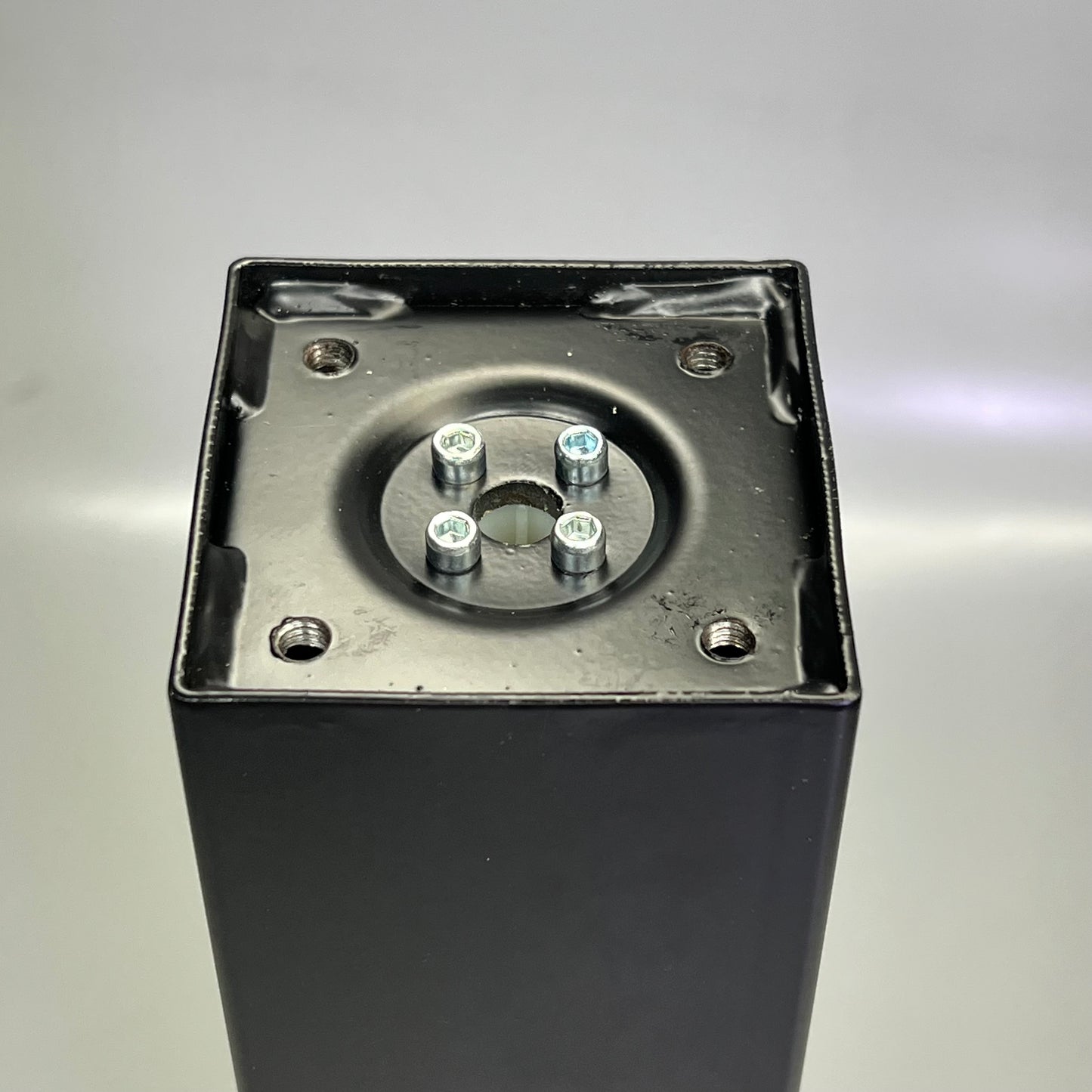 Dual Motor 2 Stage Height Adjustable Base Desk 2 Leg 220lbs Cap Black LOHI-S-BLK