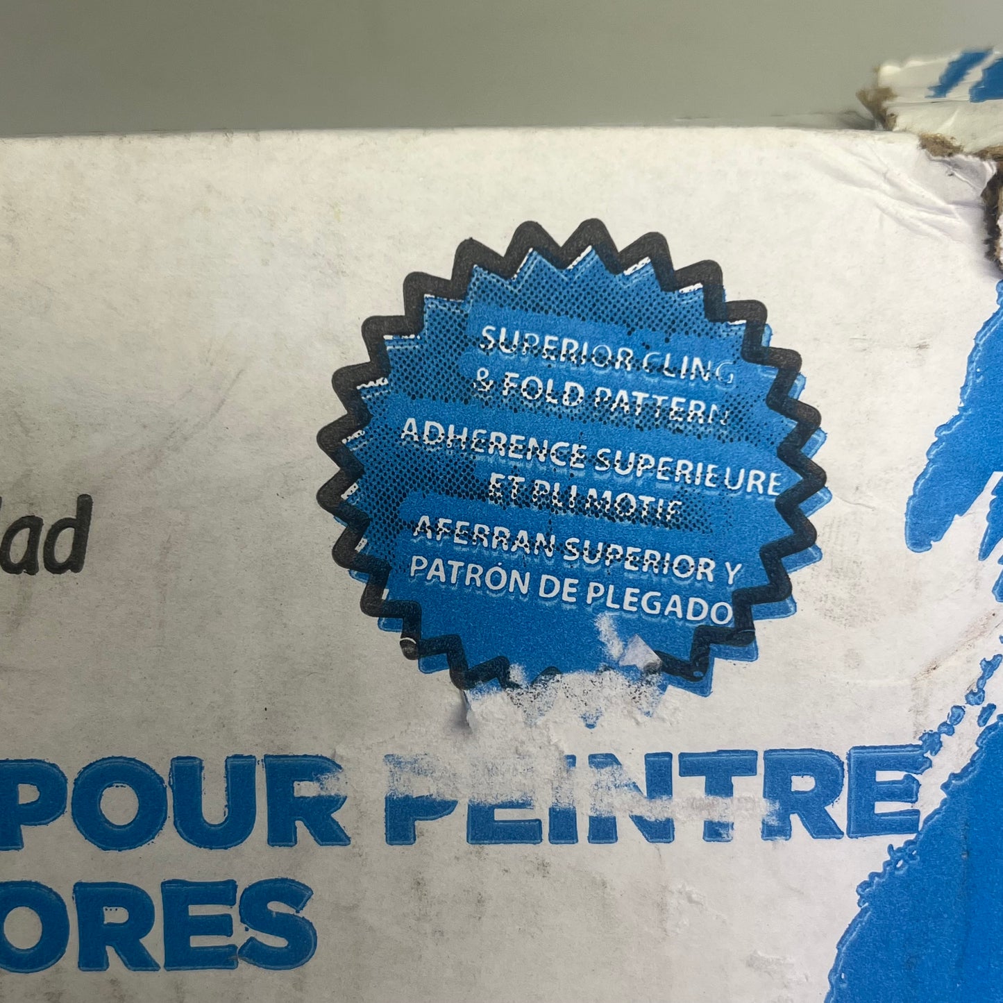 ZA@ STEEL COAT High-Density Painters Plastic 400'x9' Clear FG-P9941-06D (As-is)
