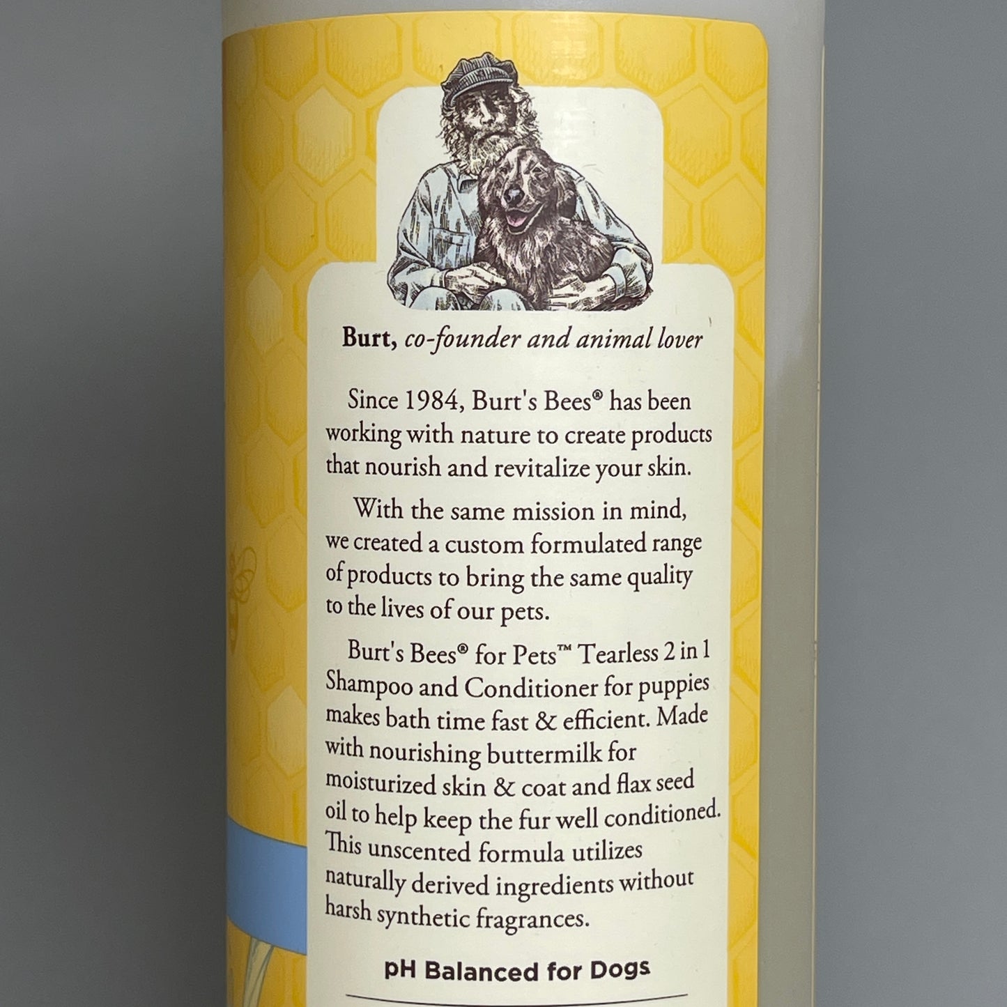 BURT'S BEE'S (2 PACK) For Puppies Tearless 2-in-1 Shampoo & Conditioner 16 oz FFP4775