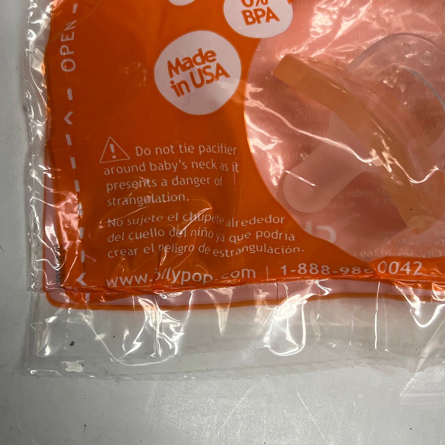 NOVA PLUS (10 PACK) Infant Pacifier Unscented  0-3 Month Orange VPJP1303100