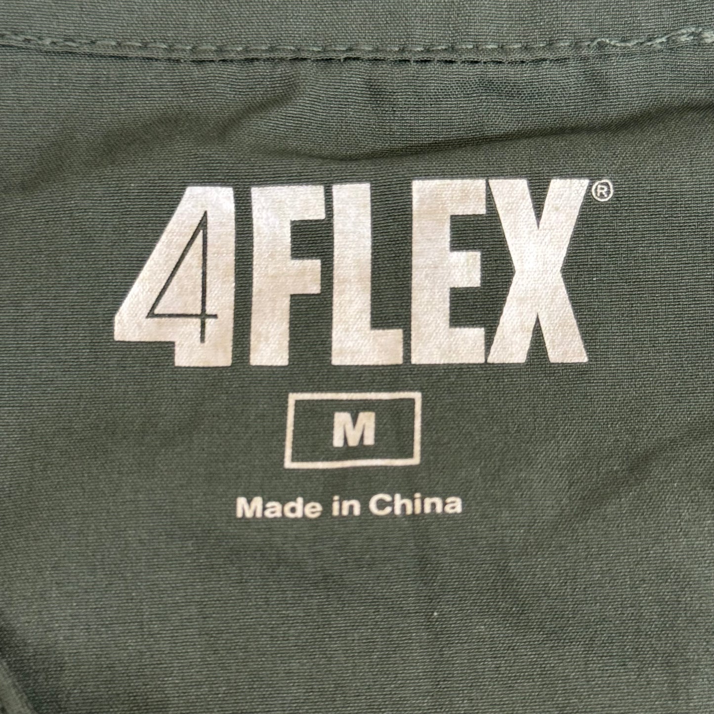 GREEN TOWN 4 Flex Scrubs Jumpsuit Cinch In Waist Women's Sz M Olive GFX-023AST