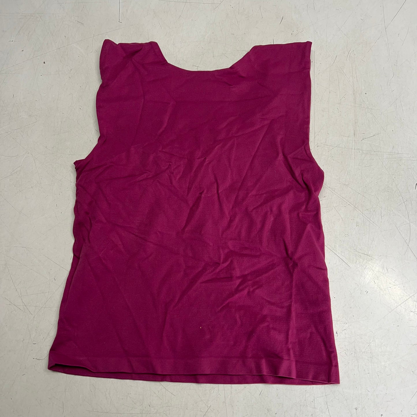 FREE PEOPLE Seamless Crop Top Muscle Tank Women's Sz L-XL Mulberry 104462494