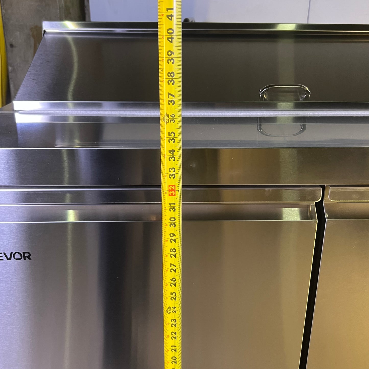 ZA@ VEVOR Commercial Refrigerator, Sandwich Prep Refrigerated Table 48.5"W x 30.5"L x 40.5"H, TSSP48 (New Other, Minor Cosmetic Damage)