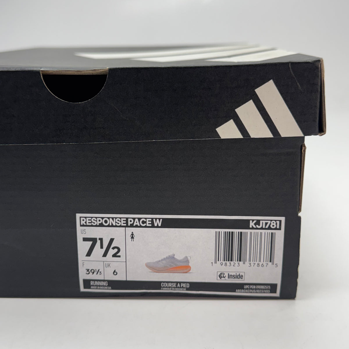 ADIDAS Response Pace W Women's Running Shoes Sz 7 1/2, White KJT781