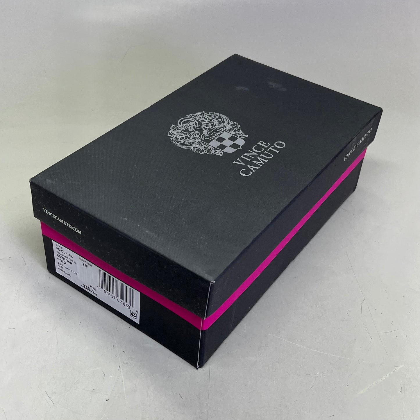 VINCE CAMUTO Leather Studded Gladiator Sandals Women's Sz 7M Egyptian Gold