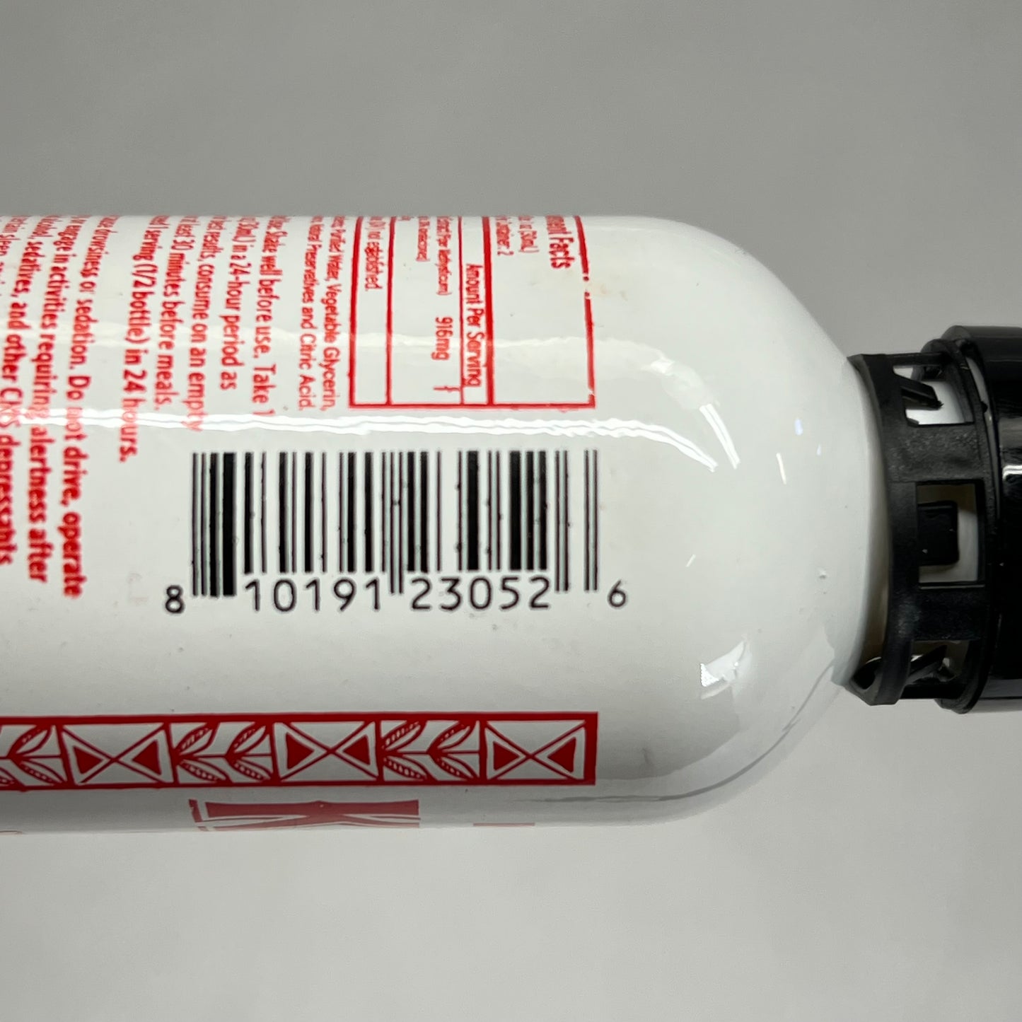 KRAVE (6 PACK) Kava Root Extract Glass Bottle Shots Strawberry Crème 2 Fl Oz