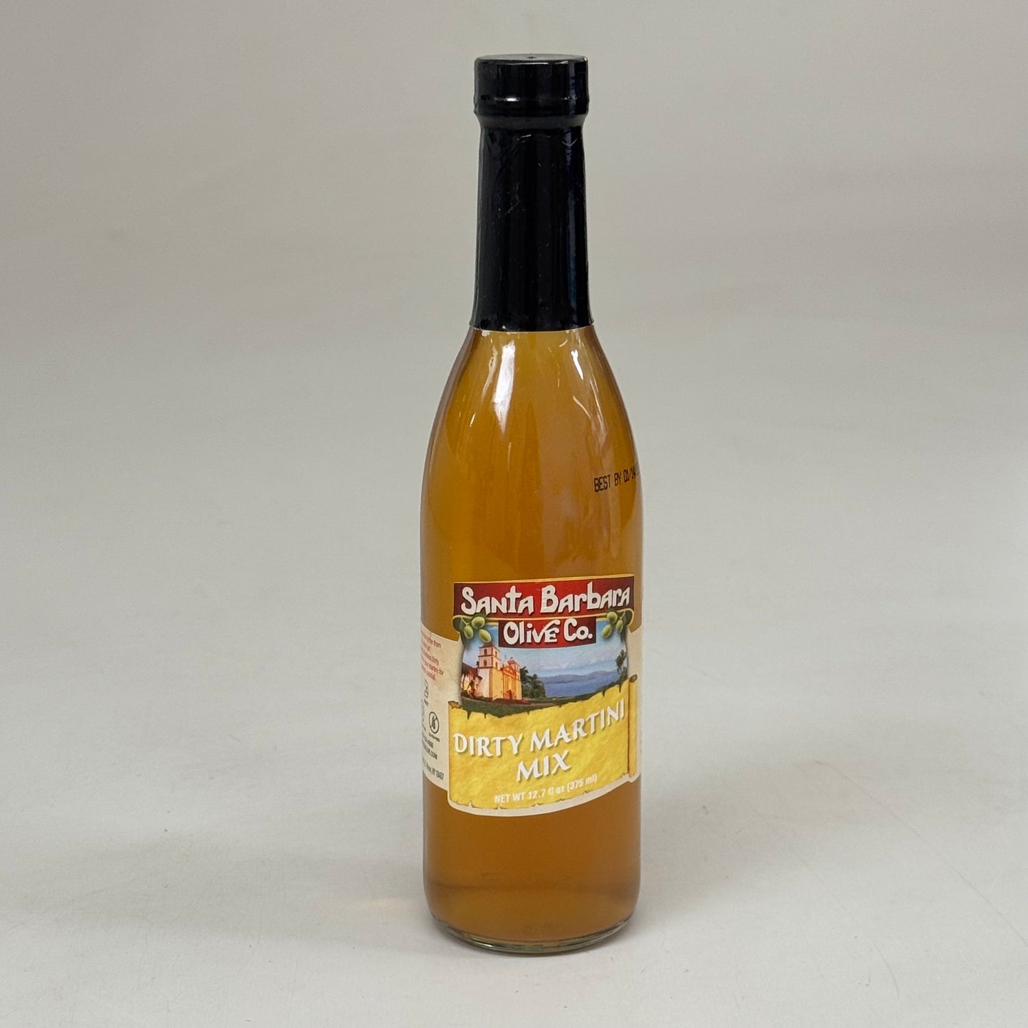 SANTA BARBARA OLIVE CO (12 Pack) Dirty Martini Mix 375ML Yellow BB 01/27 55-200-29