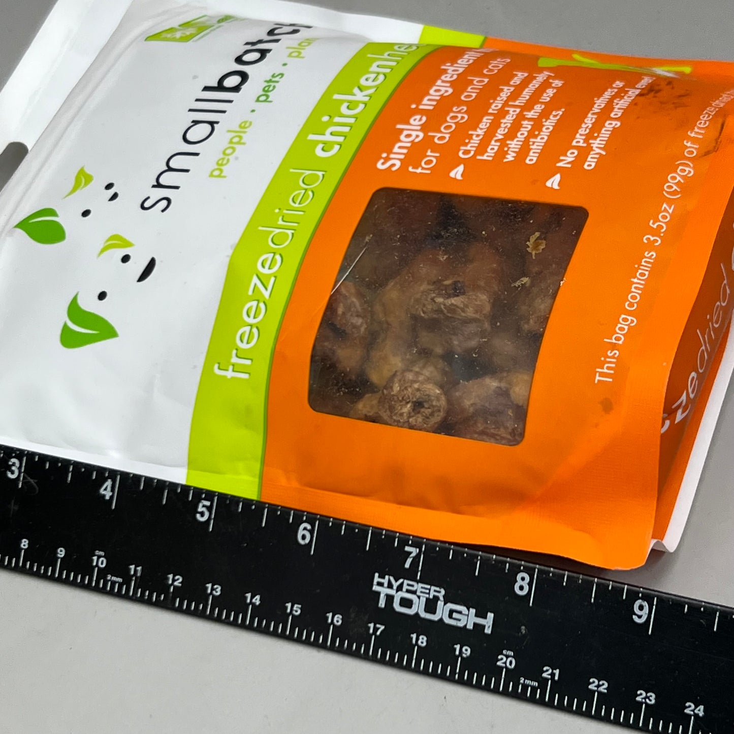 SMALL BATCH Dog Treats Freeze Dried Chicken Hearts 3.5 oz BB 09/25