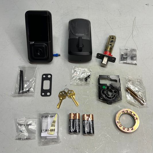 KWIKSET  Wi-Fi Keypad Touchscreen Smart Lock Single Cylinder Black 99390-004