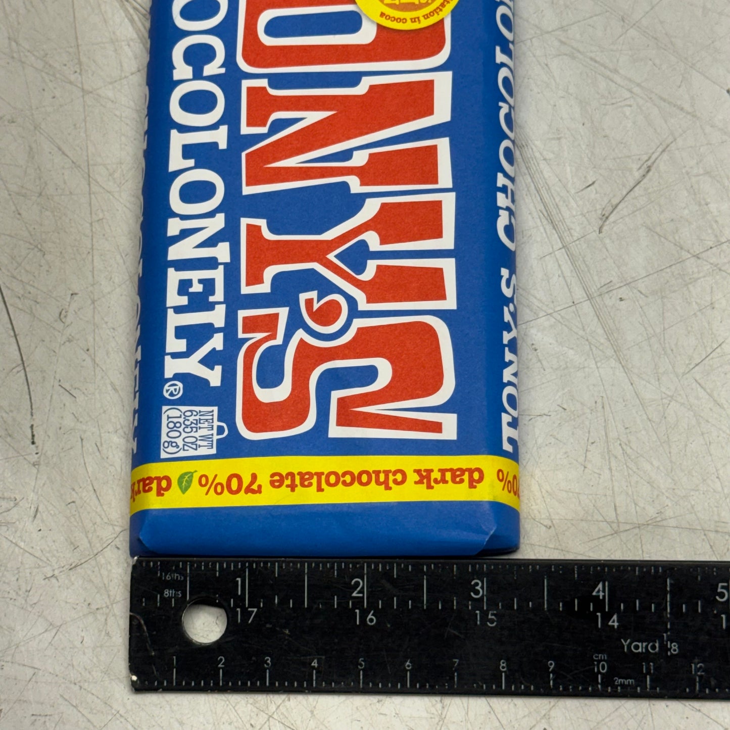 TONY'S (4 PACK) Chocolonely 70% Dark Chocolate Bar 6.35oz BB 06/27
