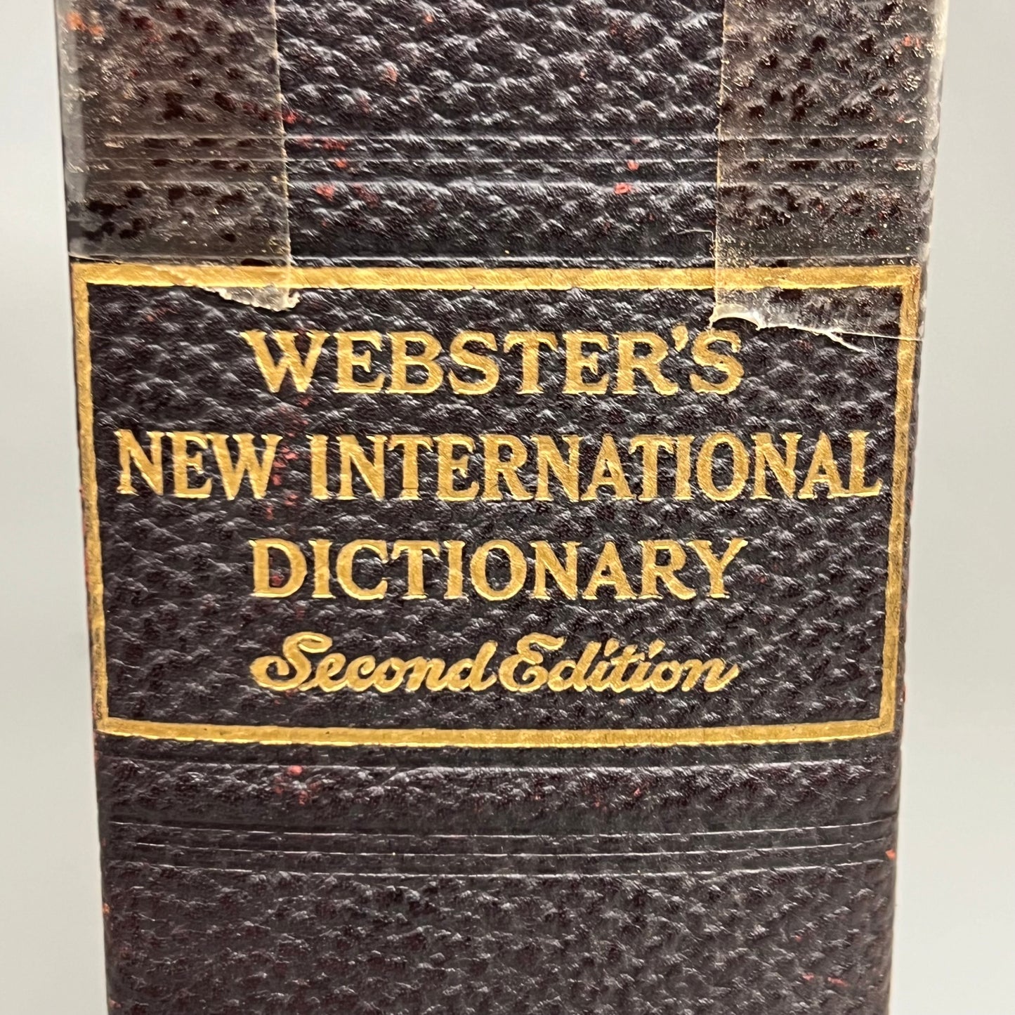 Collection of WEBSTER’S NEW INTERNATIONAL DICTIONARY Second Edition & Book Techniques of RADIOBIOCHEMISTRY (Used)