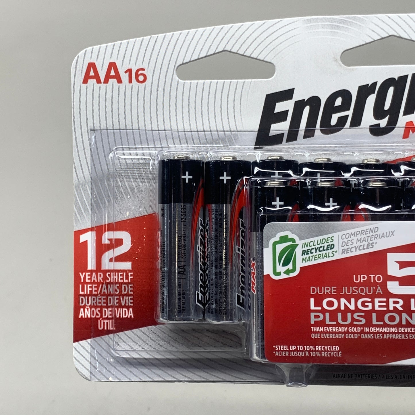 ENERGIZER MAX AA Alkaline Batteries 16 Pack E91LP-16