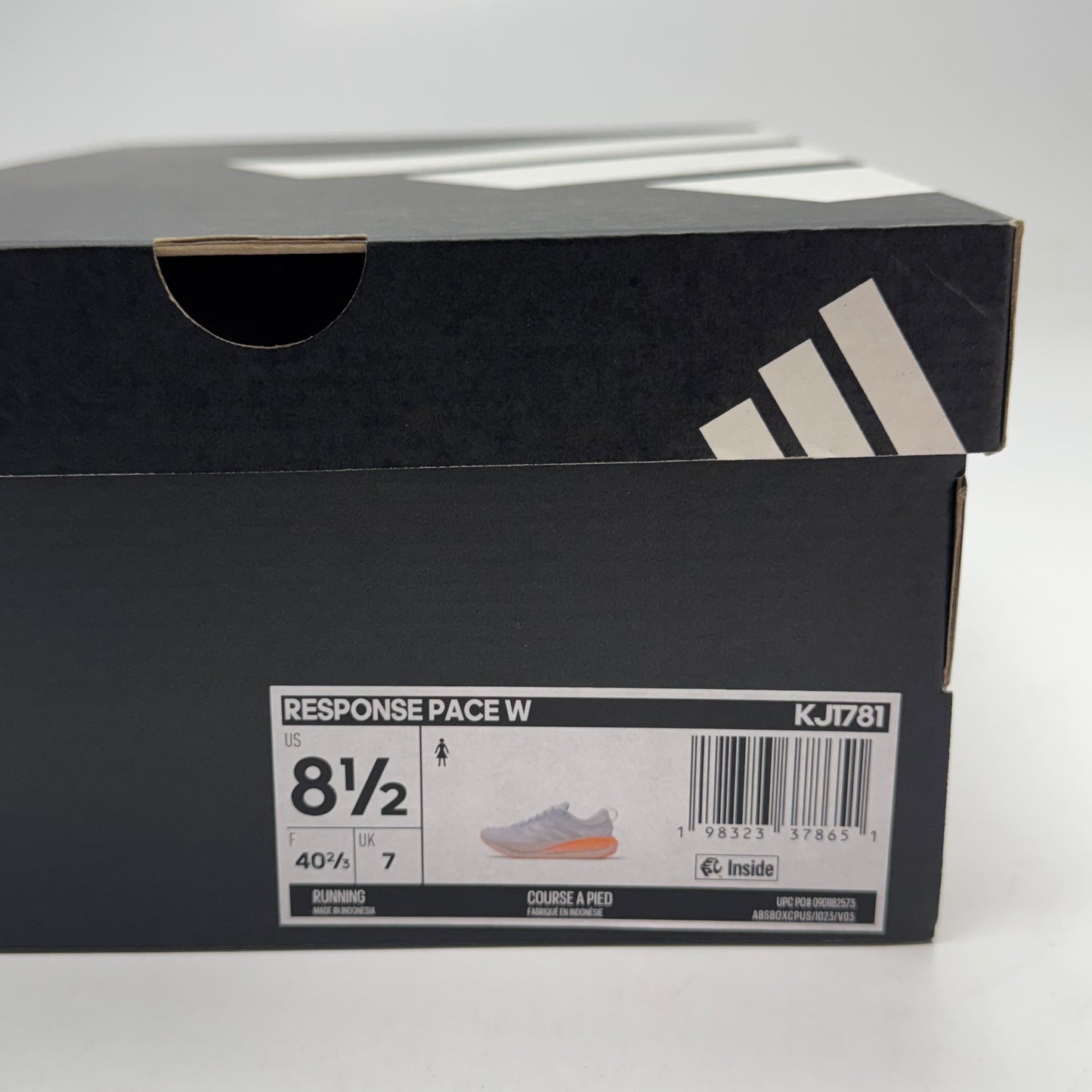 ADIDAS Response Pace W Women's Running Shoes Sz 8 1/2, White KJT781