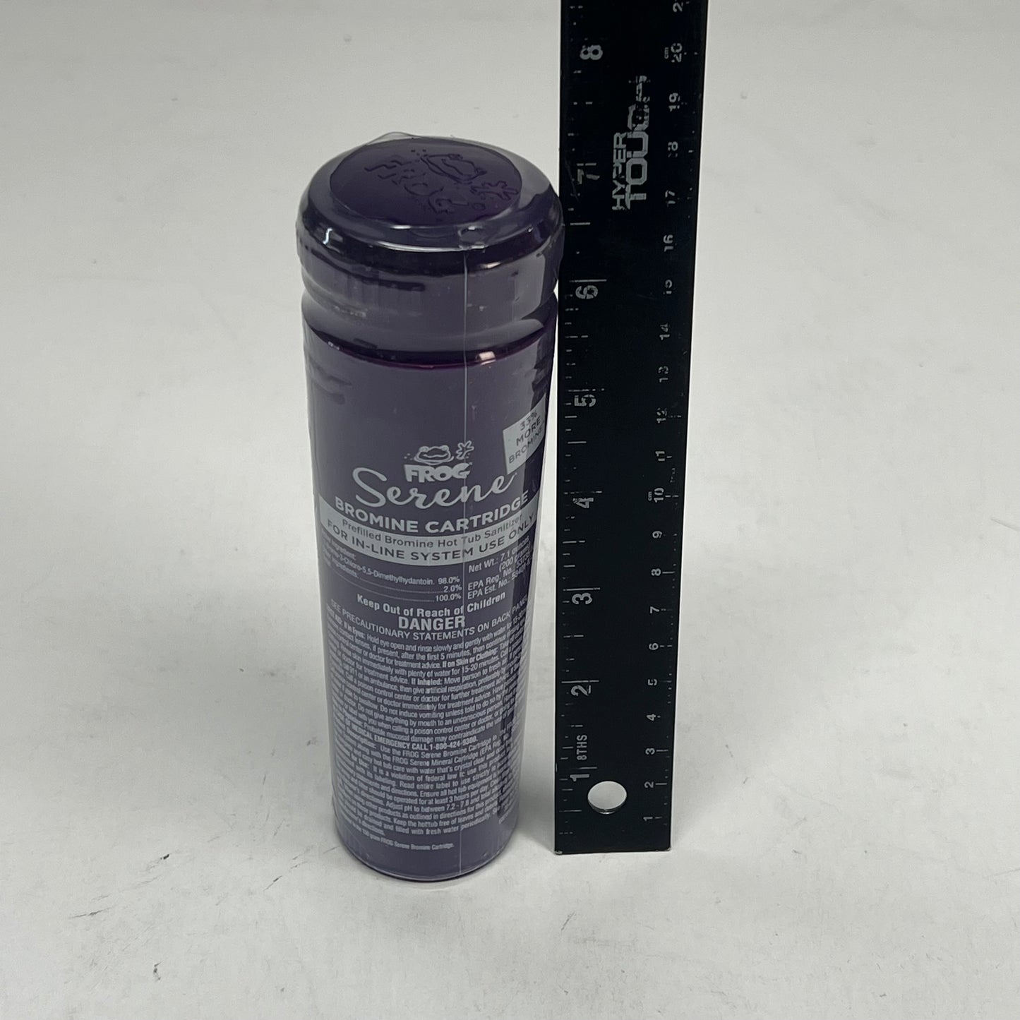 FROG (2 PACK) Serene Bromine Cartridge In-line System Use Only 200g Purple 74361