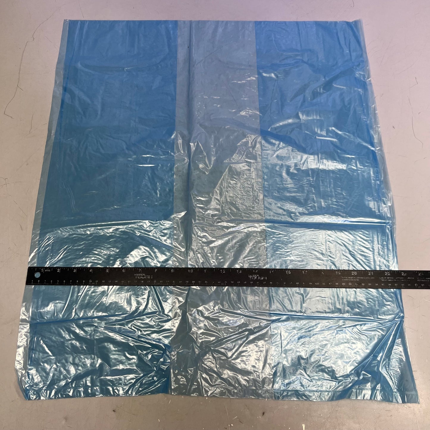 ZA@ DONALD PALMER CO (500 PACK) Food Grade Liners S015201, Blue Sz 23" x 17" x 28"