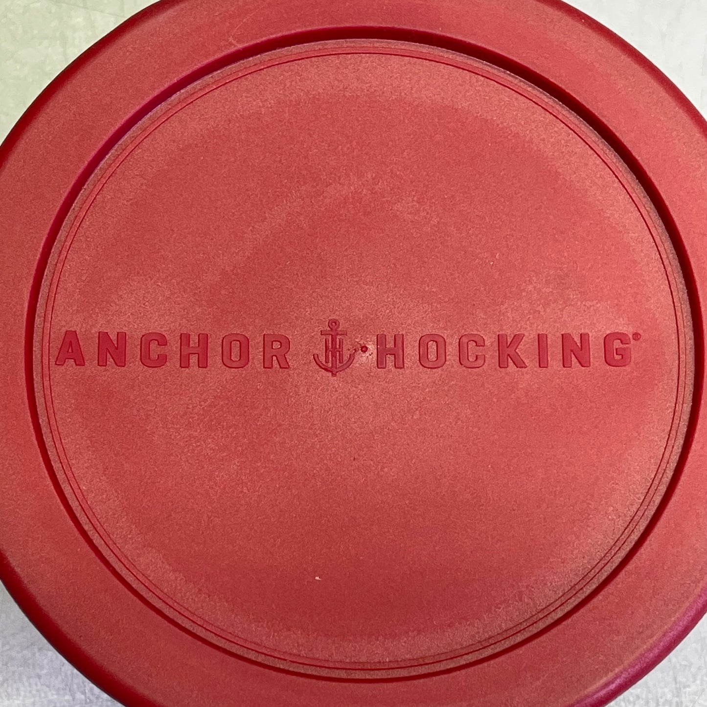 ANCHOR HOCKING (6 PACK) 2-Cup Glass Food Storage Container Clear + Red Lid 91547