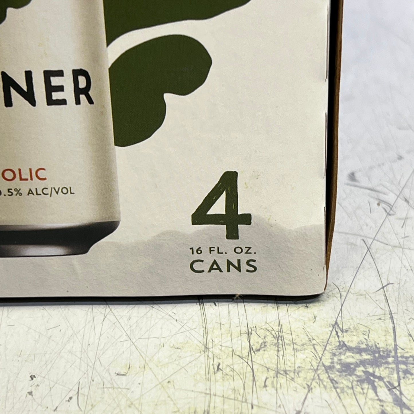 ZA@ FIELDWORK (3 PACK, 12 CANS TOTAL) Headliner Non-Alcoholic IPA 16 Fl Oz (Slight|ly Distressed Packaging)