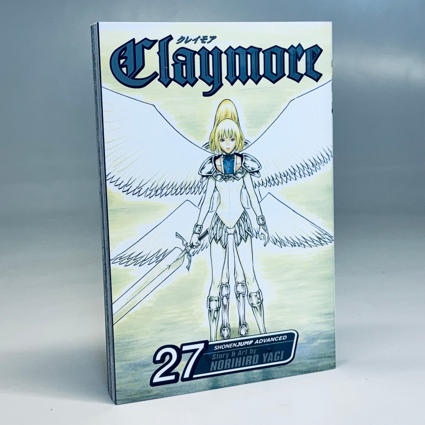 CLAYMORE Complete Box Set (27 Books) Sz 17” H x 10” L x 5.5” W Black & Grey