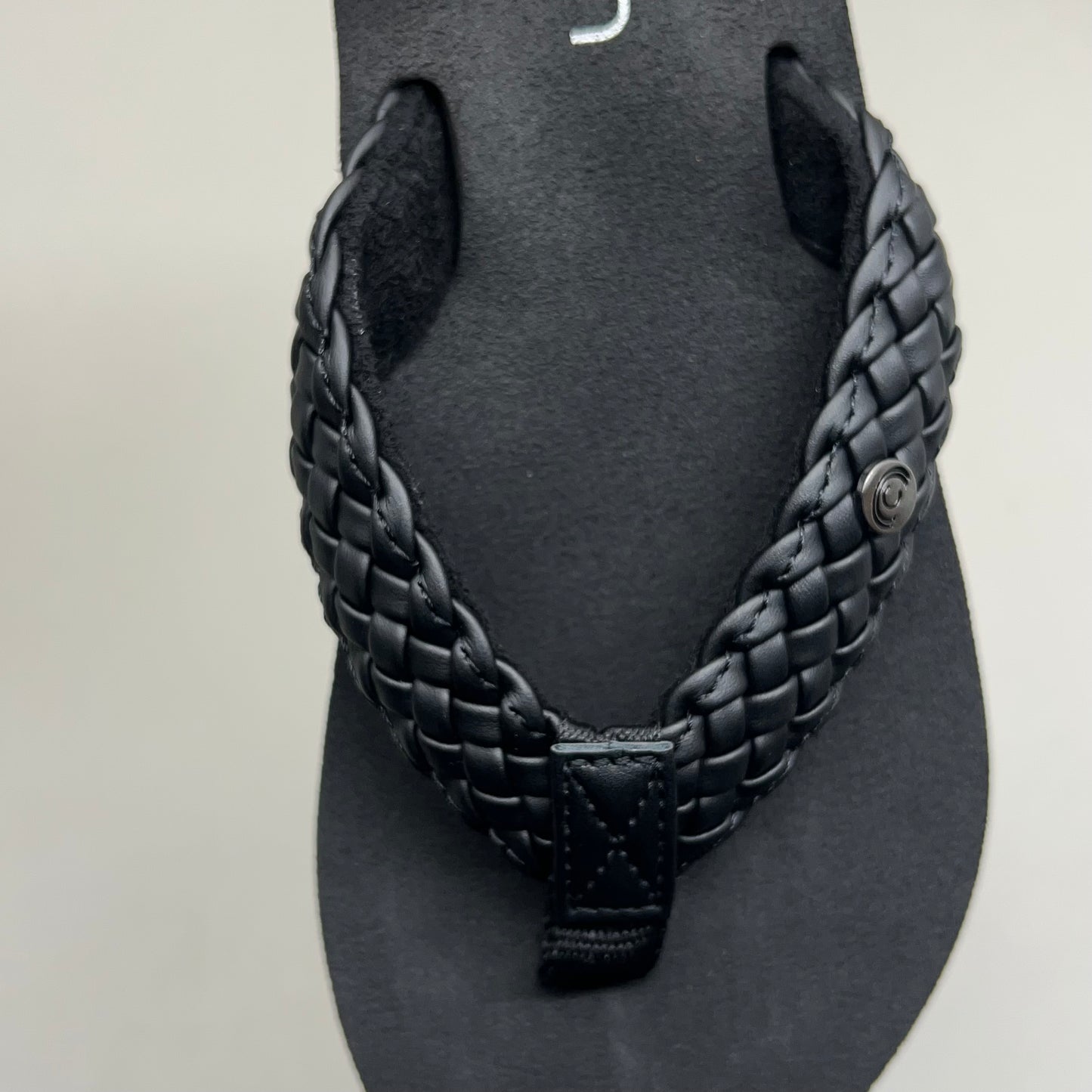 COBIAN Braided Bounce Synthetic Leather Sandals Women's Sz 10 EU 41 Black BRB10-001-10