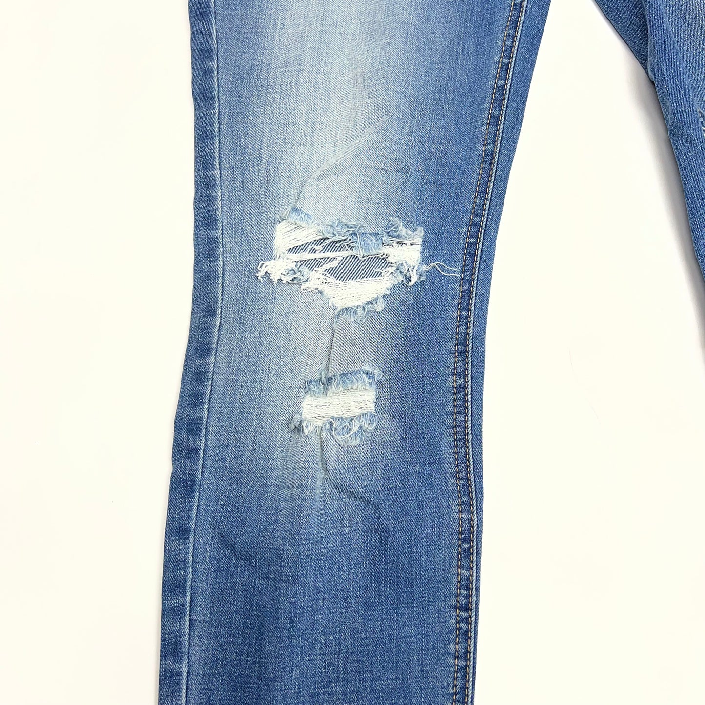 SILVER JEANS CO Distressed Suki Skinny Leg Jeans Women's Sz 30/29 Indigo