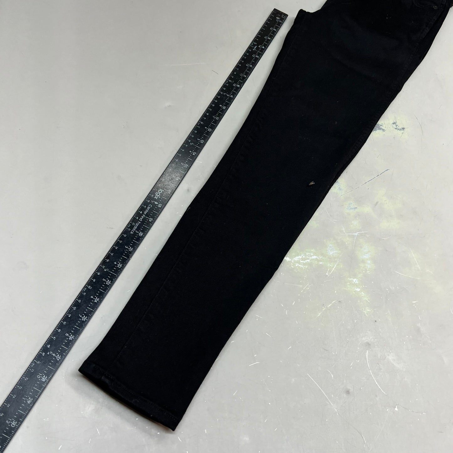 MADEWELL 10" High Rise Stretchy Ankle Skinny Jeans Women's Sz 28 Black NS969