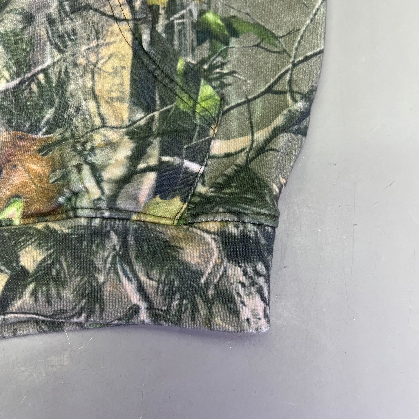 COTTON COLLECTIVE Special Hoodie 100% Cotton Fleece Unisex Sz S Camo Pattern