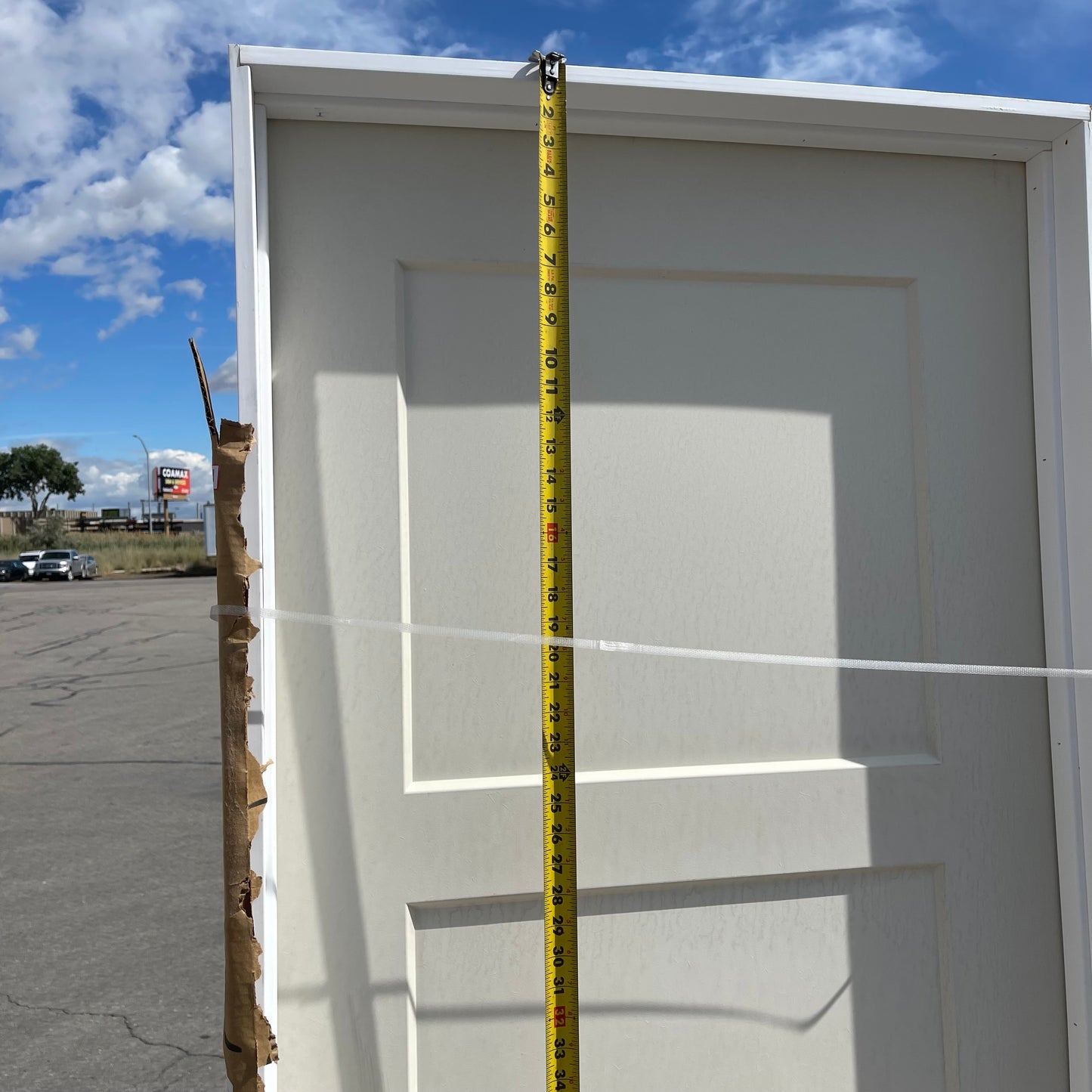 ZA@ Pallet of JELD-WEN Single Door, White 81”x32” (AS-IS)