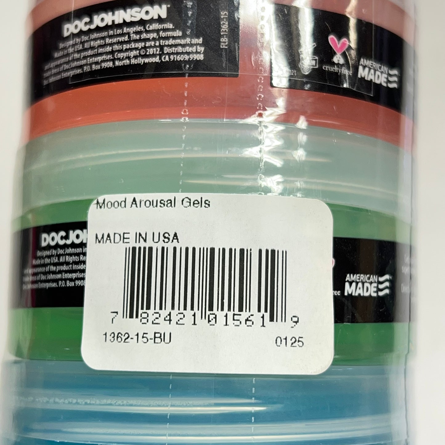 DOC JOHNSON (SET OF 3) Mood Arousal Gel Trio 2oz Strawberry, Mint & Neutral
