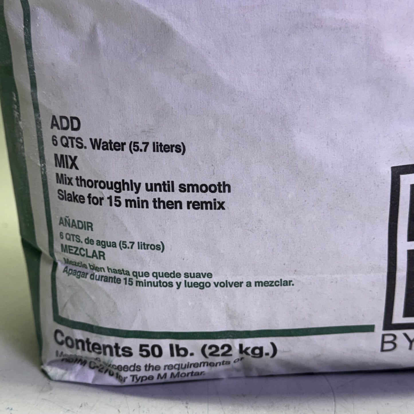 GB Keedeset Glass Block Mortar 6Qts 50Lb.