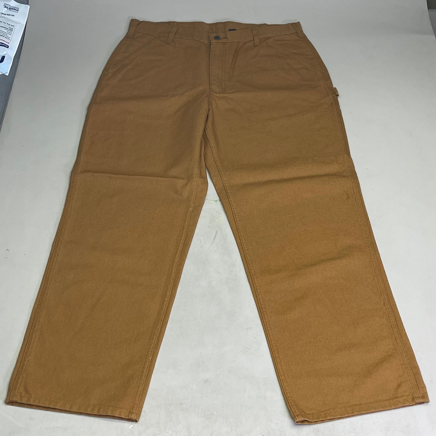 CARHARTT Loose Fit Washed Duck Utility Work Pant Men's Sz W36xL30 Brown BN0011-M