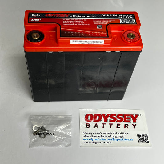 ODYSSEY BATTERY Extreme Powersport Battery Non Spillable Agm16l ODY-PC680