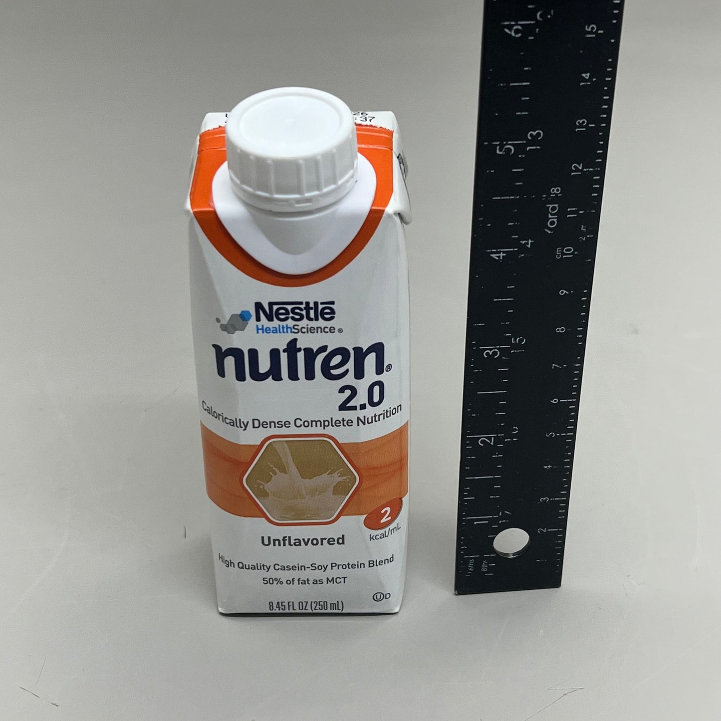 ZA@ NESTLE (24 PACK)Nutren 2.0 Calorie Dense Nutrition Unflavored BB 04/26 8.45fl oz A