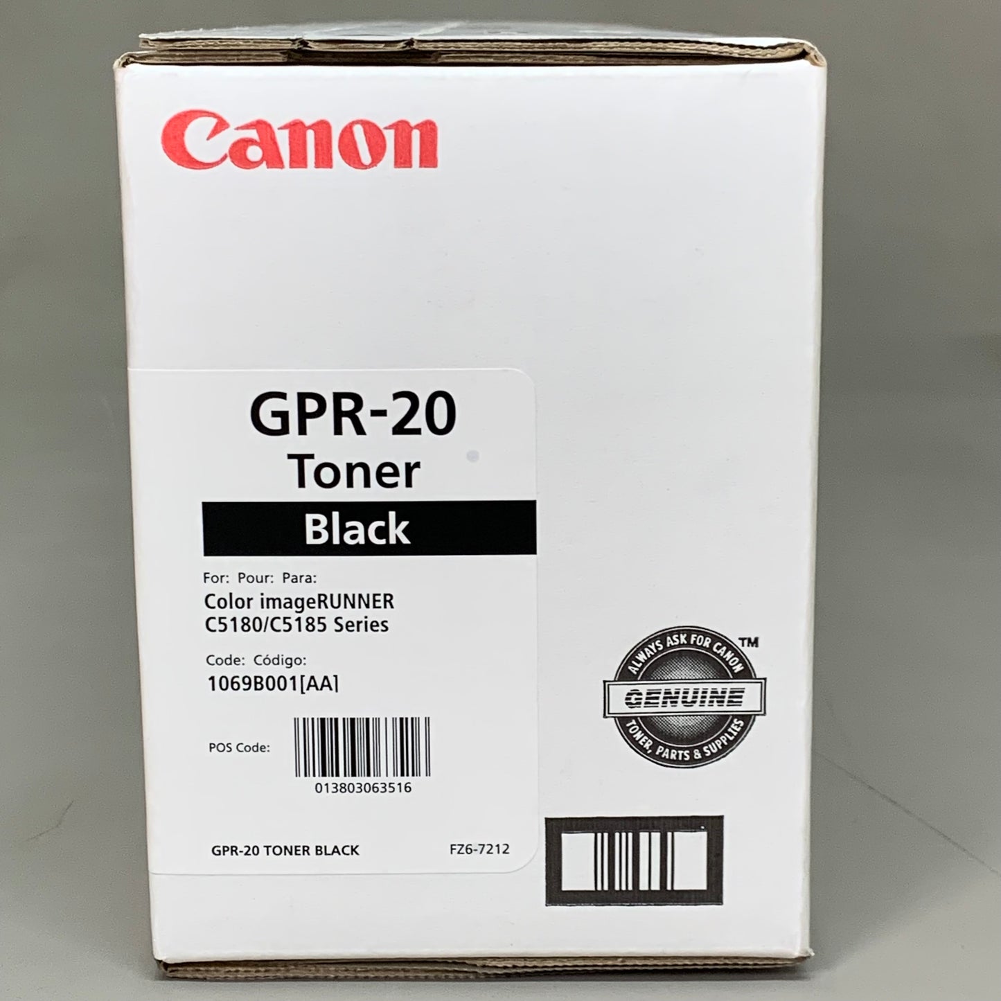 CANON (4 PACK!) GPR-20 Toner Color Image Runner Magenta/Cyan/Yellow/Black C5180(5)