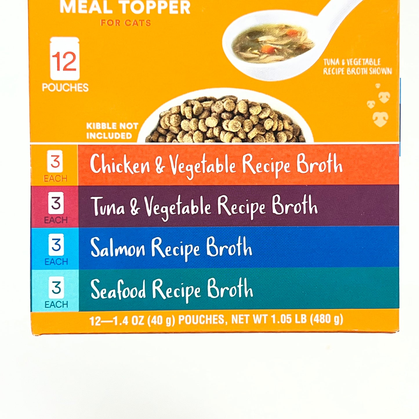 WHOLE HEARTED (2 PACK, 12 EACH) Flavor Boost Meal Topper For Cats 1.4oz BB 03/28