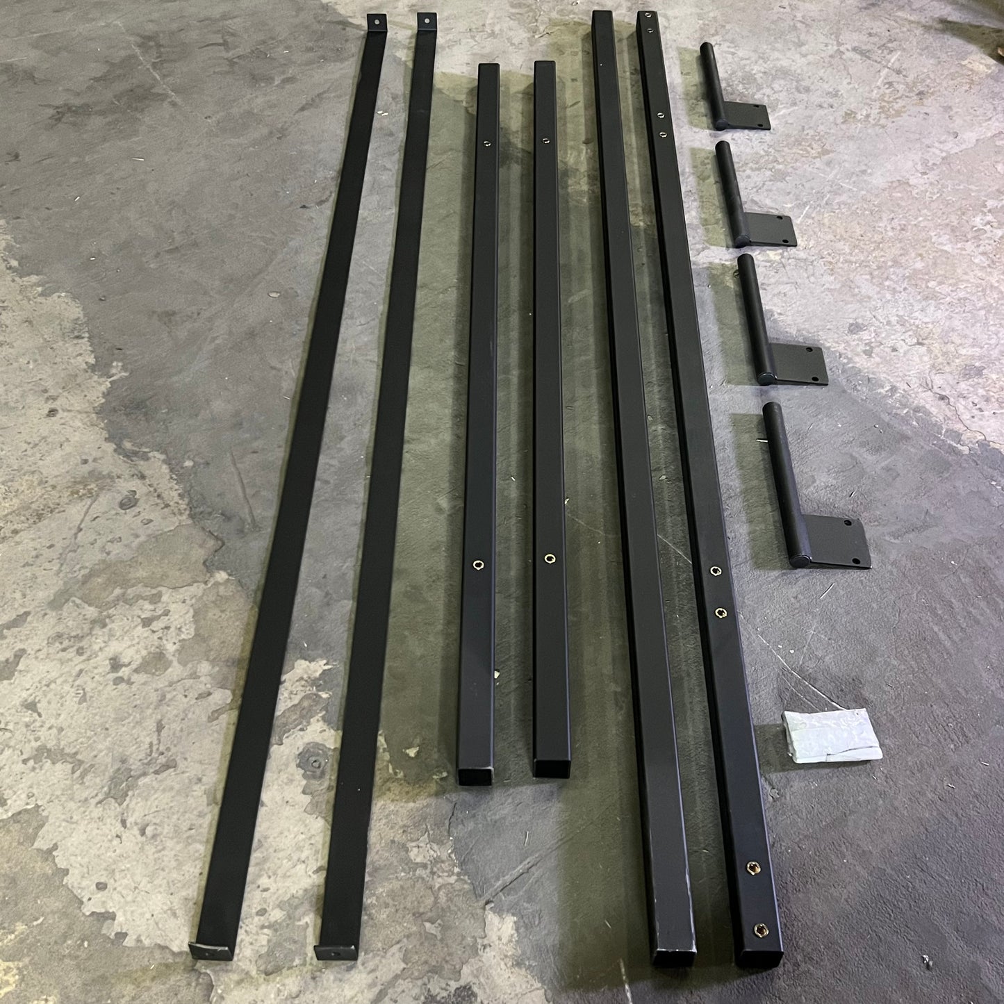 ZA@ TITAN Olympic Lifting Platform 99"L X 74.5"W X 5"H, Black 400356 (AS-IS, Missing Connectors)